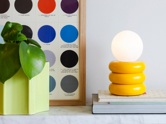 Yolk Yellow Cordless Table Lamp