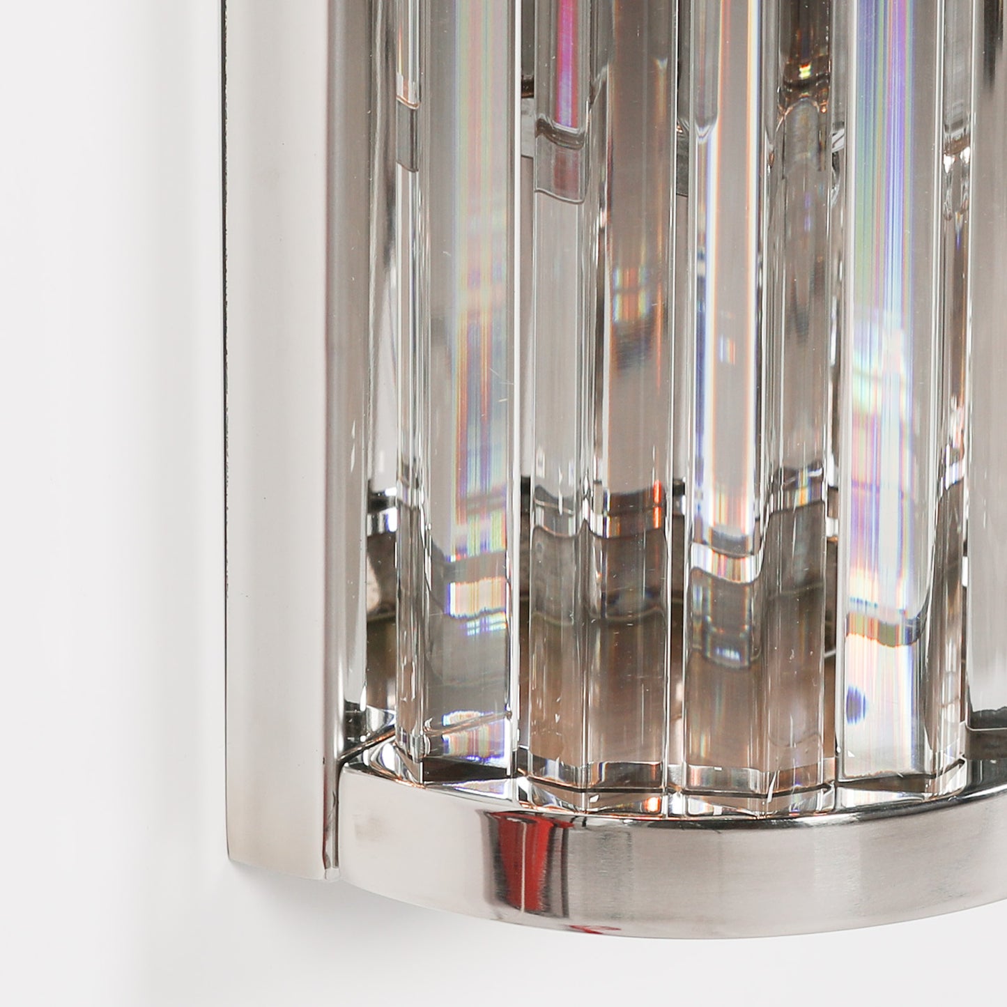 Chrome Deco Wall Light - 39cm