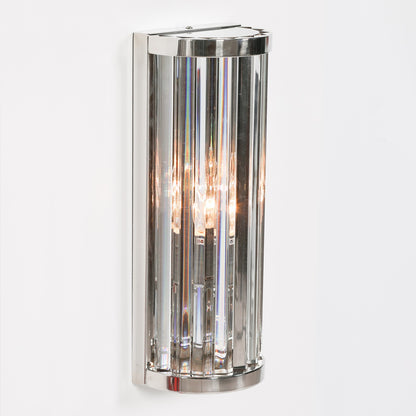 Chrome Deco Wall Light - 39cm