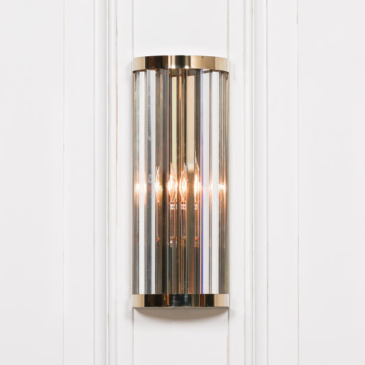 Gold Deco Wall Light - 39cm