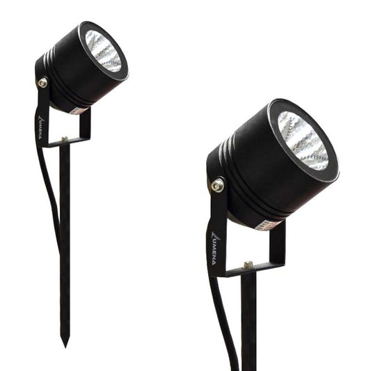 AlvaLED - 15W Black LED Spike Light (240V) 3000K - 10° and 38° Beam Angles