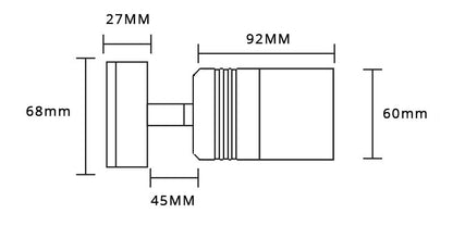 Alvaspot - 12v Black Outdoor Spotlight - MR16