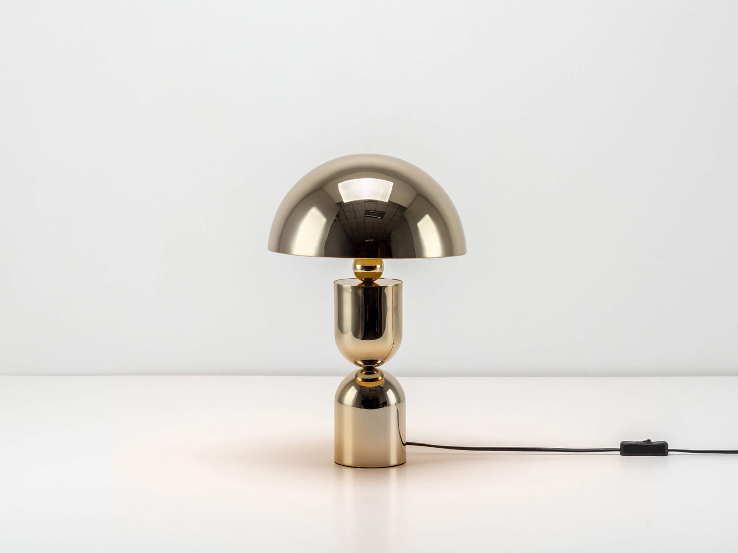 Brass Mushroom Dome Table Lamp