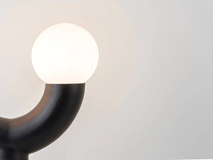 Charcoal Grey Tube Table Lamp