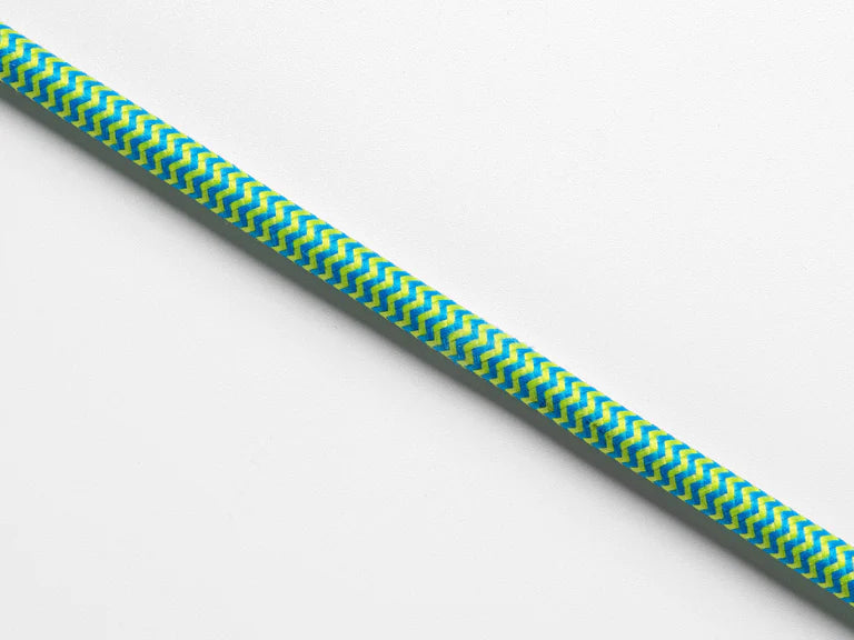 Green Fabric Extension Lead