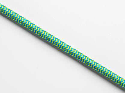 Green Fabric Extension Lead