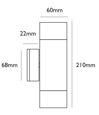 Hilospot - Outdoor Twin Spotlight - Natural Copper (240v)