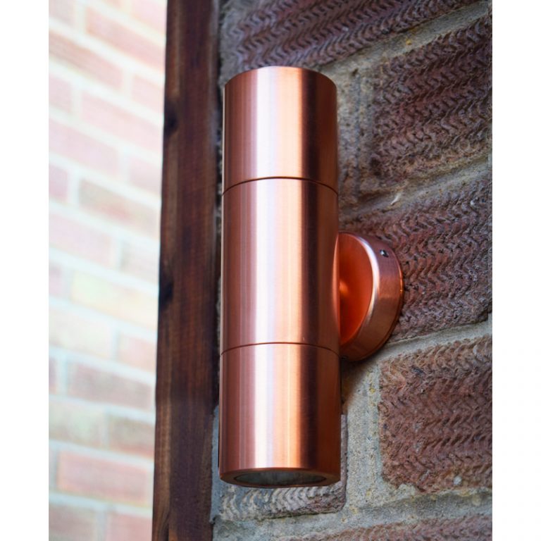 Hilospot - Outdoor Twin Spotlight - Natural Copper (240v)