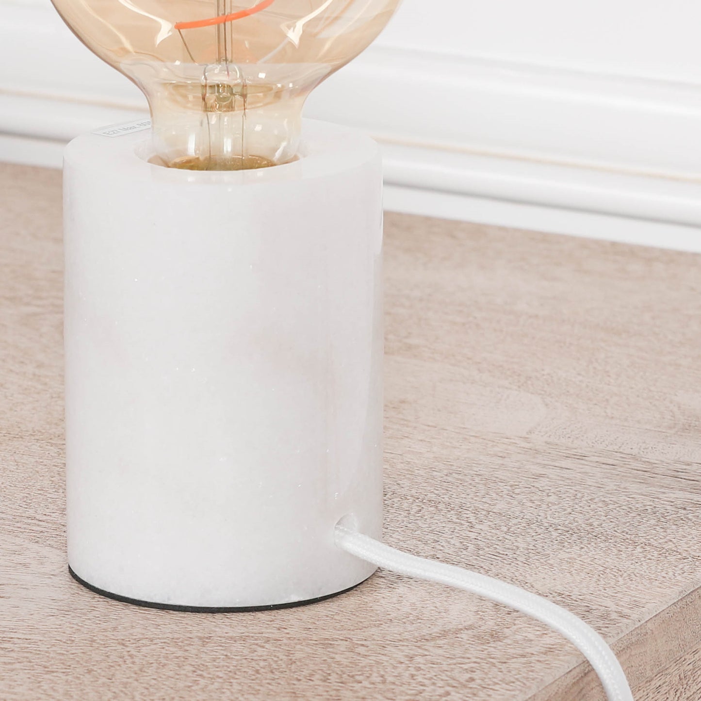 White Marble Table Lamp