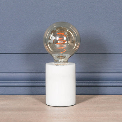 White Marble Table Lamp