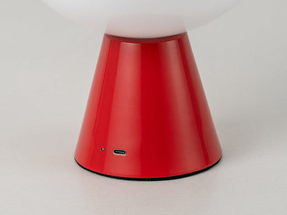 Jam Red Dome Cordless Table Lamp