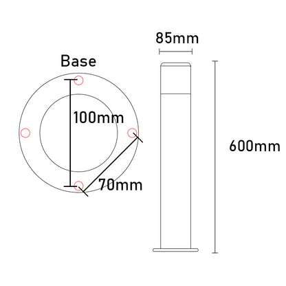 Smartpost - 600mm Garden Path Light - 240V