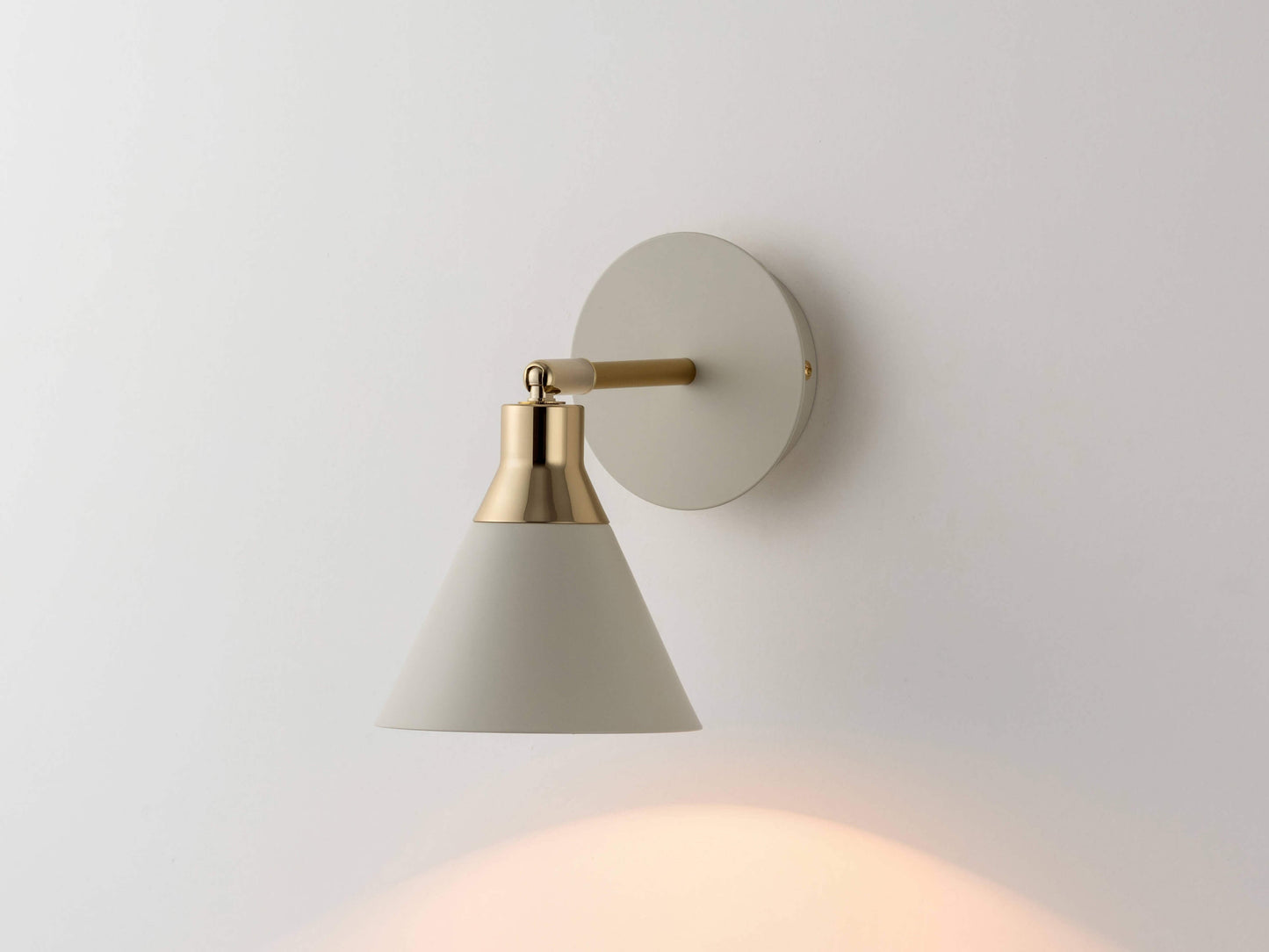 Sand Cone Wall Light