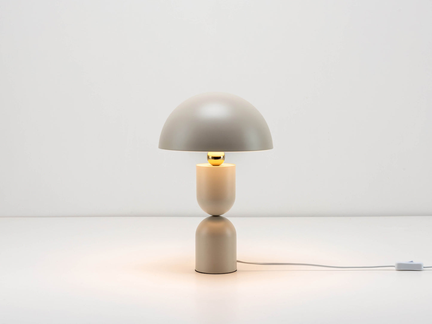 Sand Mushroom Dome Table Lamp