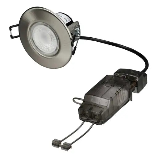 Collingwood H2 Lite 4.3W LED Fire Rated Dimmable Downlight Brushed Steel 4000K - DLT388BS5540