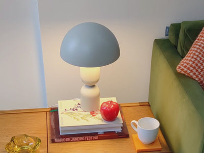 Sand Mushroom Dome Table Lamp